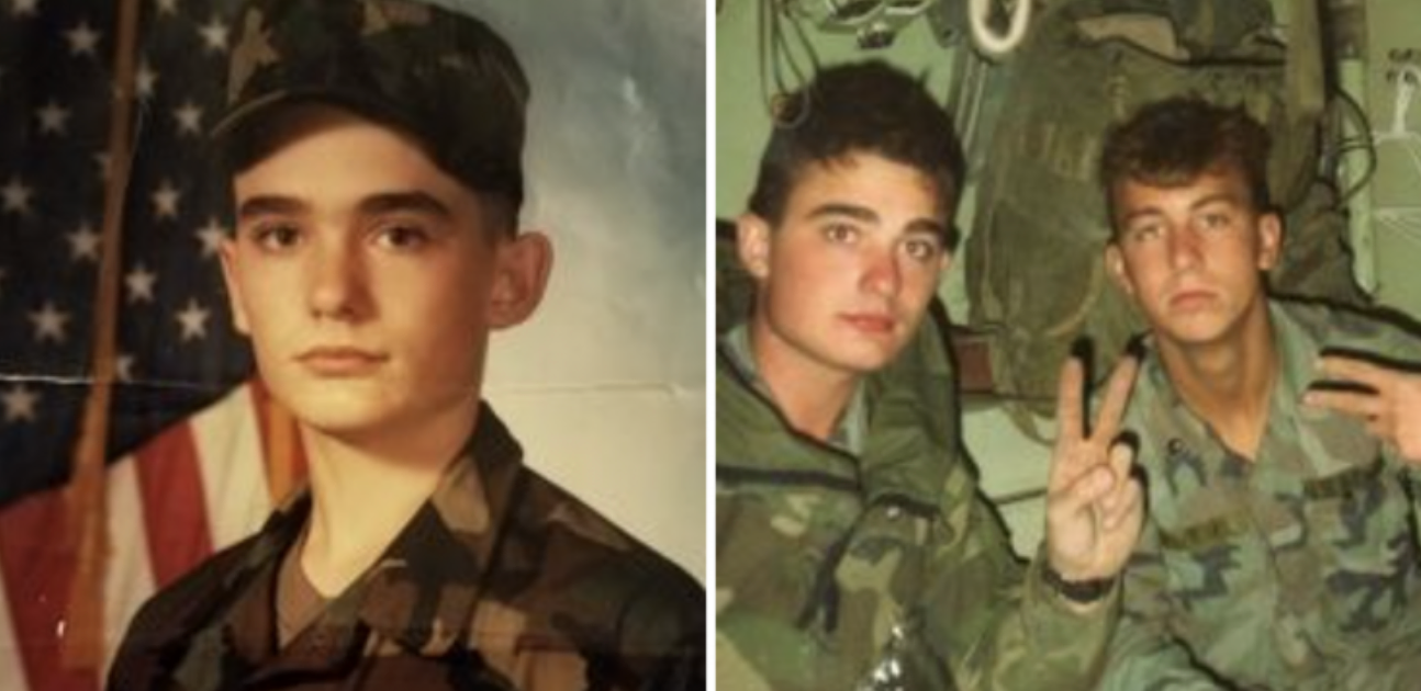 Ty Buras pictured throughout his Army career.