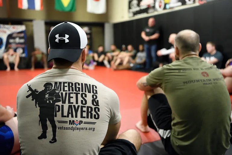 Merging Vets and Players connects athletes and veterans