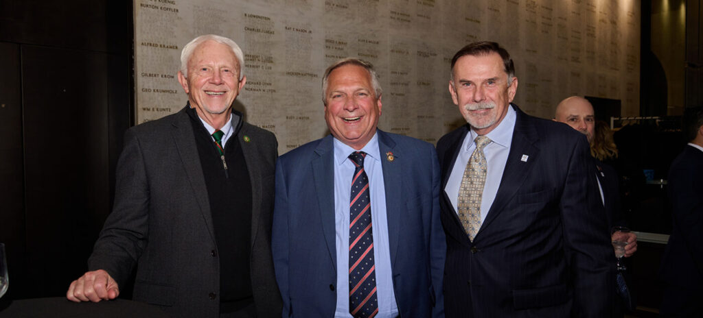 L to R: Rep Jack Bergman (MI), HVAC Chairman Mike Bost (IL), CEO Jim Whaley